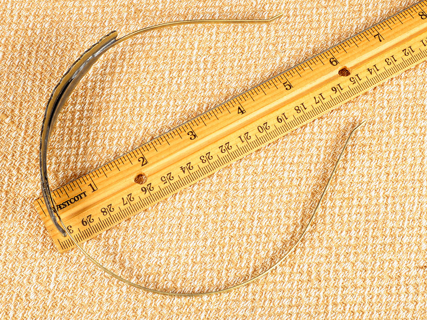 Vintage Bohemian Bronze Single Carved Bird Feather Head Band