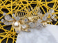 Flower Leaf Bridal Hair Comb