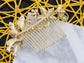 Flower Leaf Bridal Hair Comb