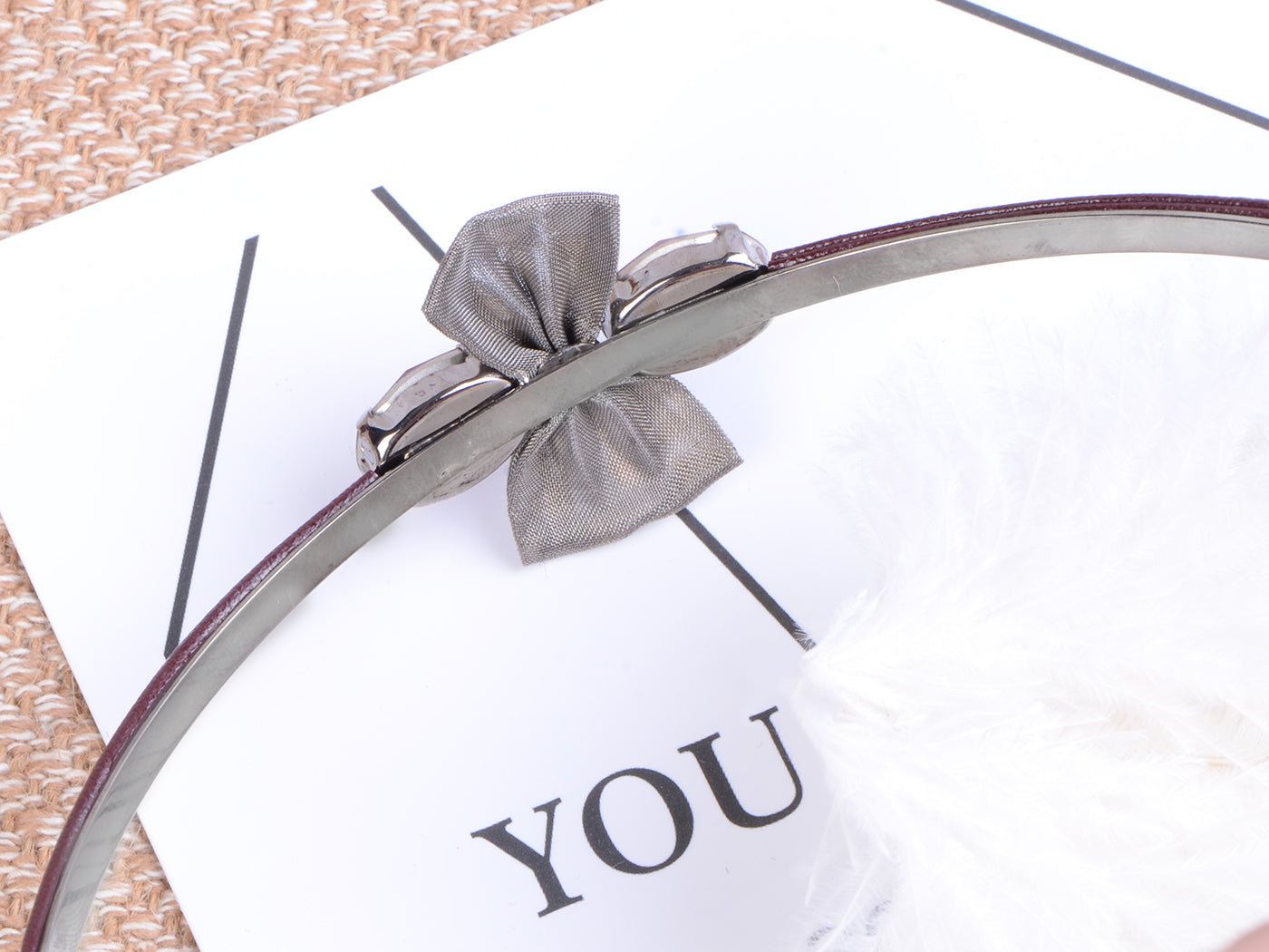 Women Girls Teeth Comb Plastic Black Flower Hairband Headband