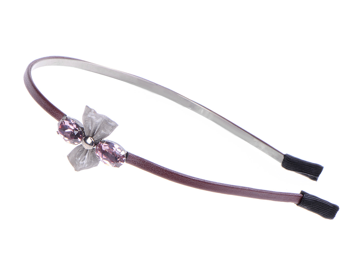 Women Girls Teeth Comb Plastic Black Flower Hairband Headband