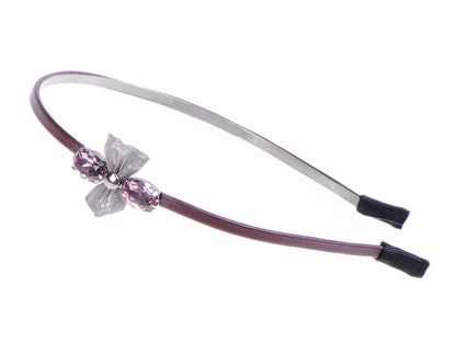 Women Girls Teeth Comb Plastic Black Flower Hairband Headband