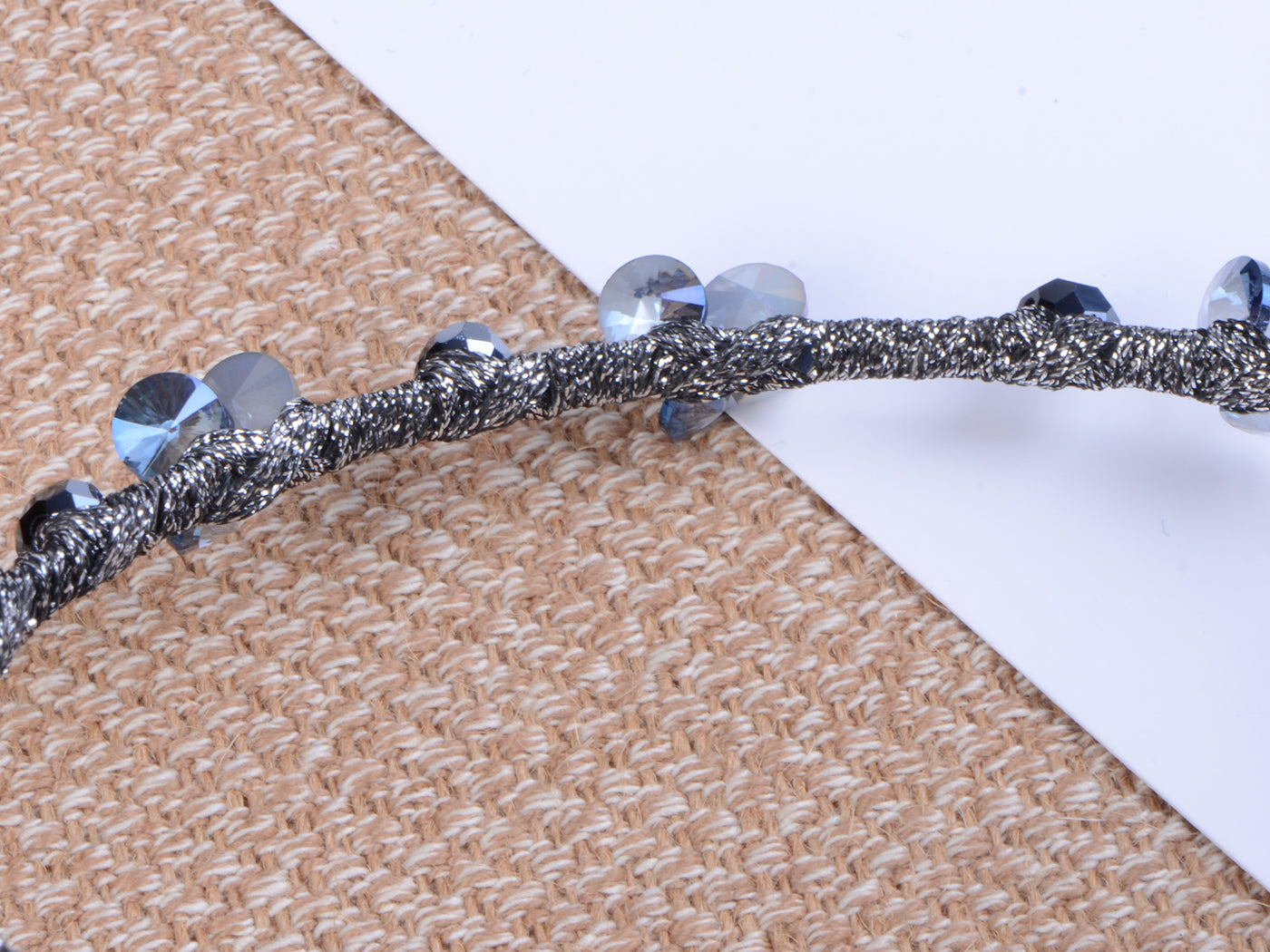 Women Girls Teeth Comb Plastic Black Flower Hairband Headband