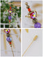 Women's Hat Pin Golden Retro Hollow Out Design Inlaid with Synthetic Emerald stone Stick Pin/Suit Pin for Men/Women