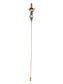 Women's Hat Pin Golden Retro Hollow Out Design Inlaid with Synthetic Emerald stone Stick Pin/Suit Pin for Men/Women