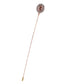 Retro Silver Hat Pin Hollow-out Design Long Stick Pin Vintage Style Fashion Accessories