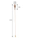 Women's Hat Pin Golden Retro Hollow Out Design Inlaid with Synthetic Emerald stone Stick Pin/Suit Pin for Men/Women