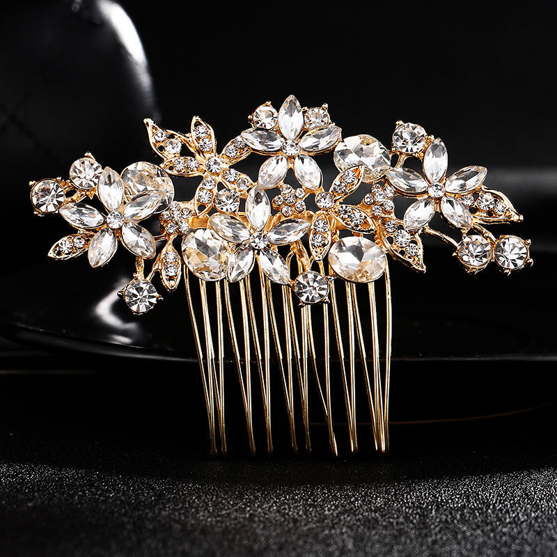 Alilang Wedding Hair Comb Rhinestones Crystal Vintage Bridal Hair Clips Accessories