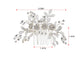 Alilang Flowers Crystal Hair Comb Bridal Hair Pieces Retro Hair Clips Wedding Hair Accessories