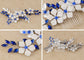 Alilang Flower Hair Comb for Women and Girls Wedding Bridal Crystal Hair Piece Hair Accessories