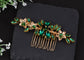 Alilang Bride Wedding Hair Comb Rhinestone Bridal Hair Comb Wedding Headpiece Handmade Hair Accessories