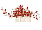Alilang Bride Wedding Hair Comb Rhinestone Bridal Hair Comb Wedding Headpiece Handmade Hair Accessories