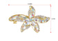 Alilang Luxury Sparkly Crystal Rhinestone Starfish Hair Barrettes Fancy Snap Hair Clips Head Accessories for Women Girls