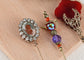 Alilang 5Pcs/ 3Pcs Hat Pin Golden Vintage Style Safety Pins Brooches Suit Tie Hat Scarf Badge set Jewelry Accessories