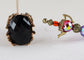 Alilang 5Pcs/ 3Pcs Hat Pin Golden Vintage Style Safety Pins Brooches Suit Tie Hat Scarf Badge set Jewelry Accessories