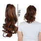 Claw Clip Curly Ponytail Extension 9 Inch Long Curly Wavy Hairpiece  Synthetic Clip-In Ponytail for Women Daily Wear