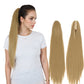 Claw Clip Long Straight Ponytail Extension Natural-Looking Hairpiece 24 Inch