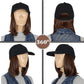 Adjustable Short Hair Wig Baseball Cap for Women with Natural Looking 10 Inch Bob Hairpiece for Outdoor and Daily Wear
