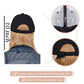 Adjustable Short Hair Wig Baseball Cap for Women with Natural Looking 10 Inch Bob Hairpiece for Outdoor and Daily Wear