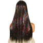 Sparkly Hair Tinsel Kit with 14/16/20 Colors and Installation Tools for Stylish Hair Extensions