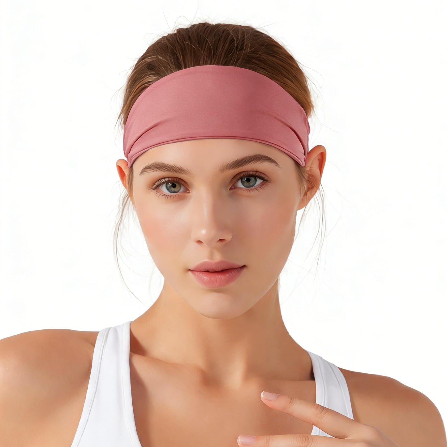 Stretchy Sports Headbands Sweat-Wicking Quick-Dry for Women and Men Running Yoga Workouts