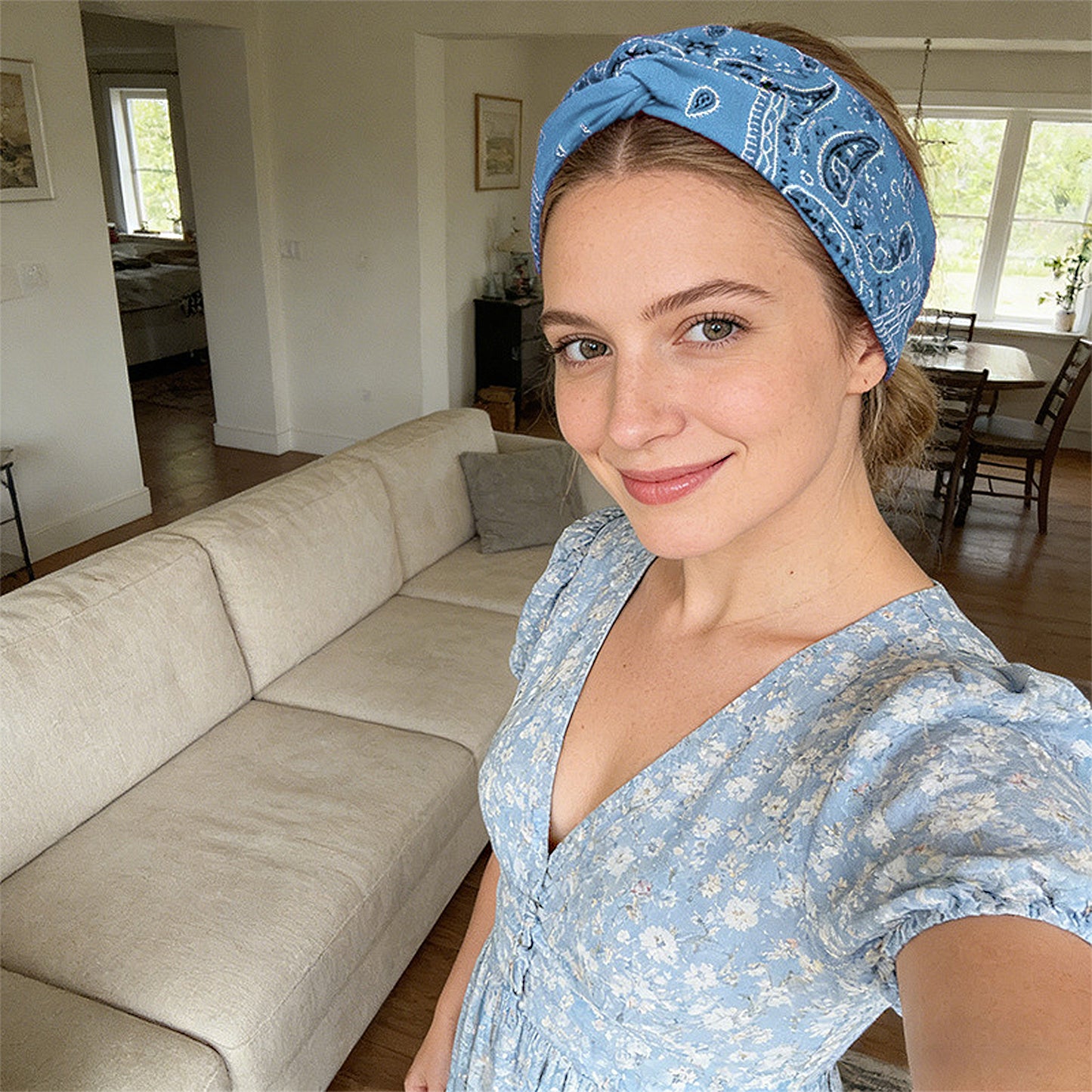 Fashion Paisley Headbands Boho Style Moisture-Wicking Quick-Dry Elastic Sweat Hairband