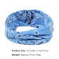 Fashion Paisley Headbands Boho Style Moisture-Wicking Quick-Dry Elastic Sweat Hairband