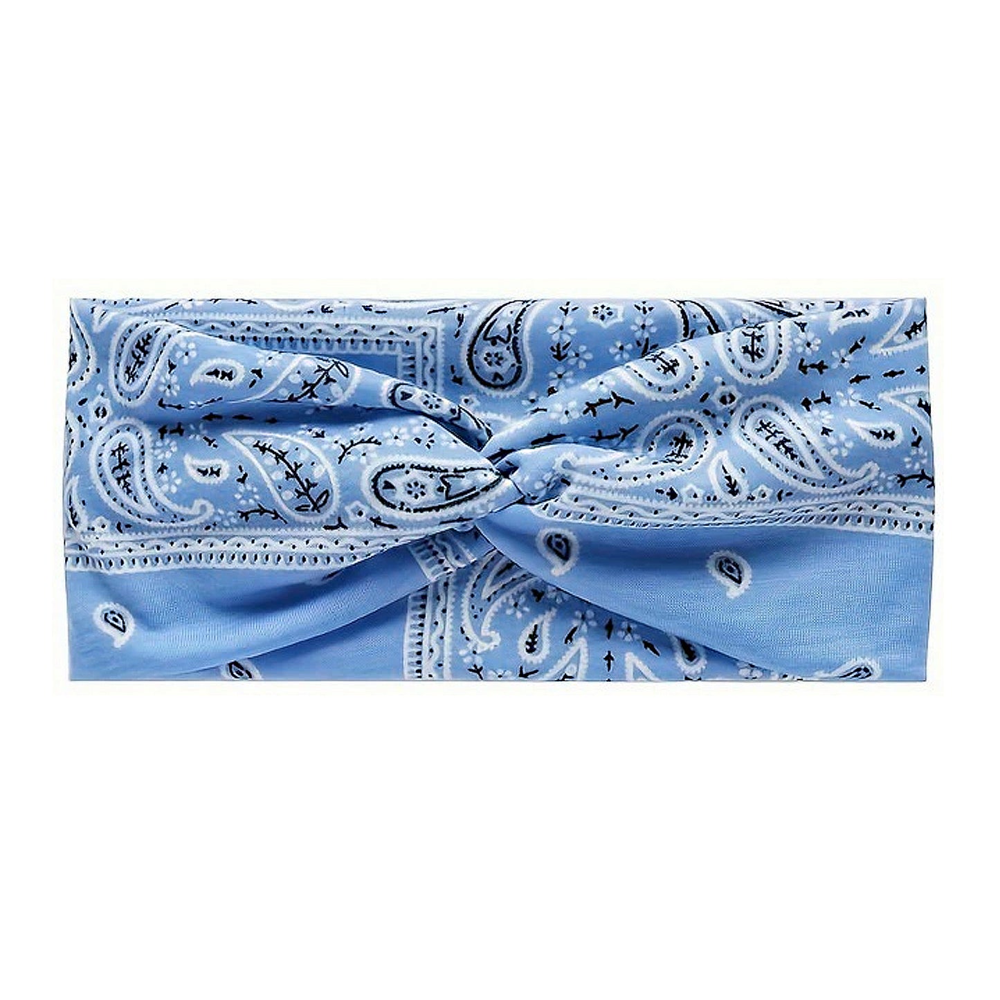 Fashion Paisley Headbands Boho Style Moisture-Wicking Quick-Dry Elastic Sweat Hairband
