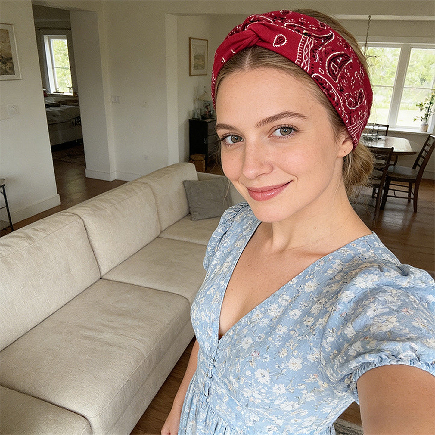 Fashion Paisley Headbands Boho Style Moisture-Wicking Quick-Dry Elastic Sweat Hairband
