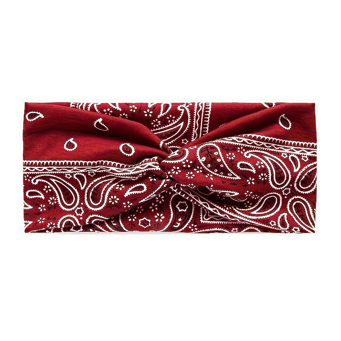 Fashion Paisley Headbands Boho Style Moisture-Wicking Quick-Dry Elastic Sweat Hairband