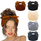 Fashion Bow Headbands Solid Color Moisture-Wicking Quick-Dry Elastic Sweat Hairbands