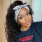 Fashion Bow Headbands Solid Color Moisture-Wicking Quick-Dry Elastic Sweat Hairbands