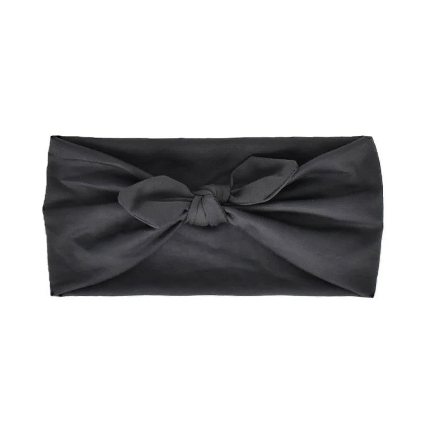 Fashion Bow Headbands Solid Color Moisture-Wicking Quick-Dry Elastic Sweat Hairbands