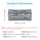 Fashion Bow Headbands Solid Color Moisture-Wicking Quick-Dry Elastic Sweat Hairbands