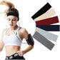 Sports Headbands, Solid Color, Moisture-Wicking Quick-Dry for Sports Yoga Workouts Running Unisex