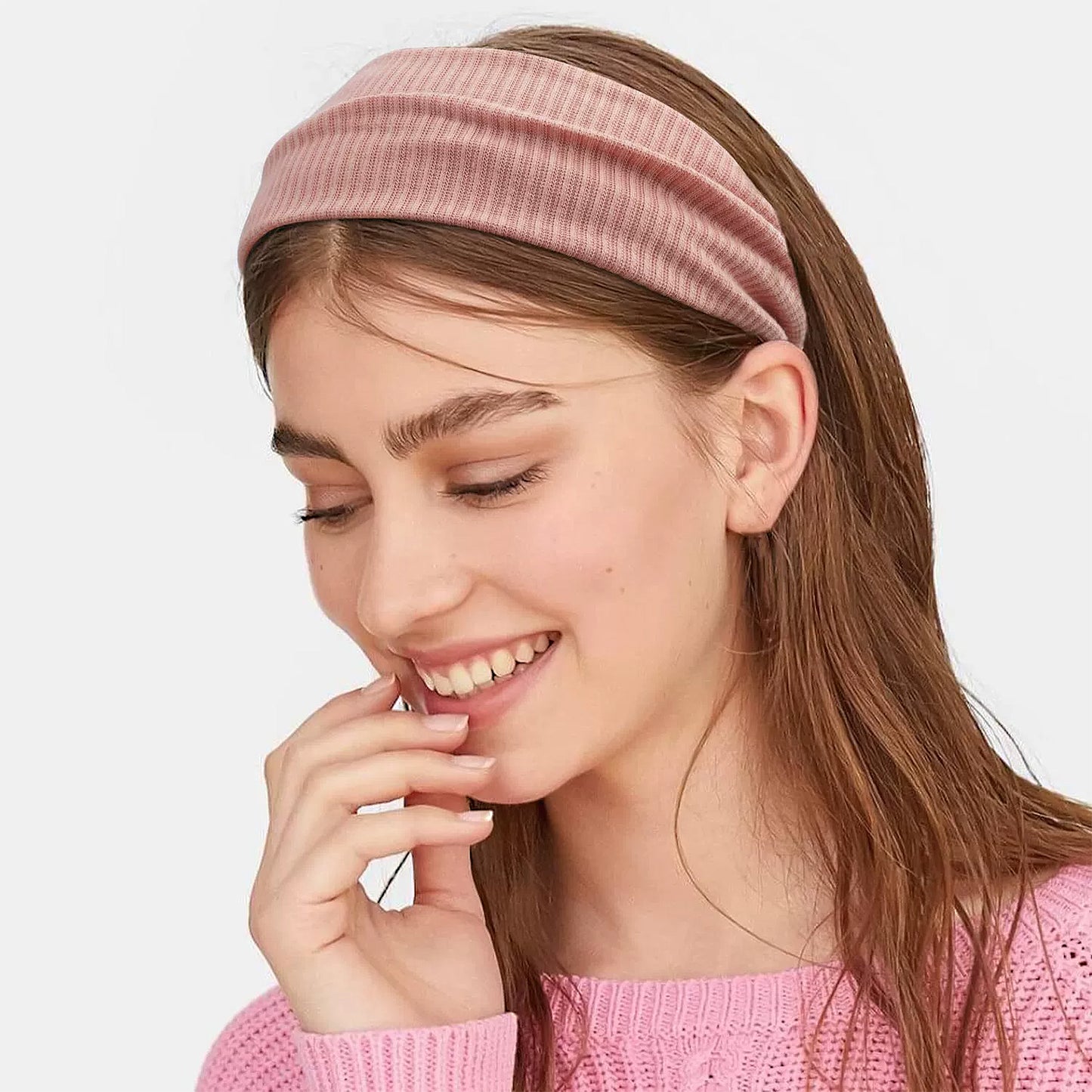 Knit Wide Headbands, Solid Color, Moisture-Wicking, Comfy Sports Hairbands Unisex