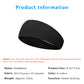 Smooth Soft Headbands, Moisture-Wicking Quick-Dry Comfy Sports Hairbands for Women and Men