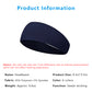 Smooth Soft Headbands, Moisture-Wicking Quick-Dry Comfy Sports Hairbands for Women and Men