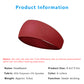 Smooth Soft Headbands, Moisture-Wicking Quick-Dry Comfy Sports Hairbands for Women and Men