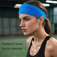 Smooth Soft Headbands, Moisture-Wicking Quick-Dry Comfy Sports Hairbands for Women and Men