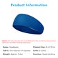 Smooth Soft Headbands, Moisture-Wicking Quick-Dry Comfy Sports Hairbands for Women and Men