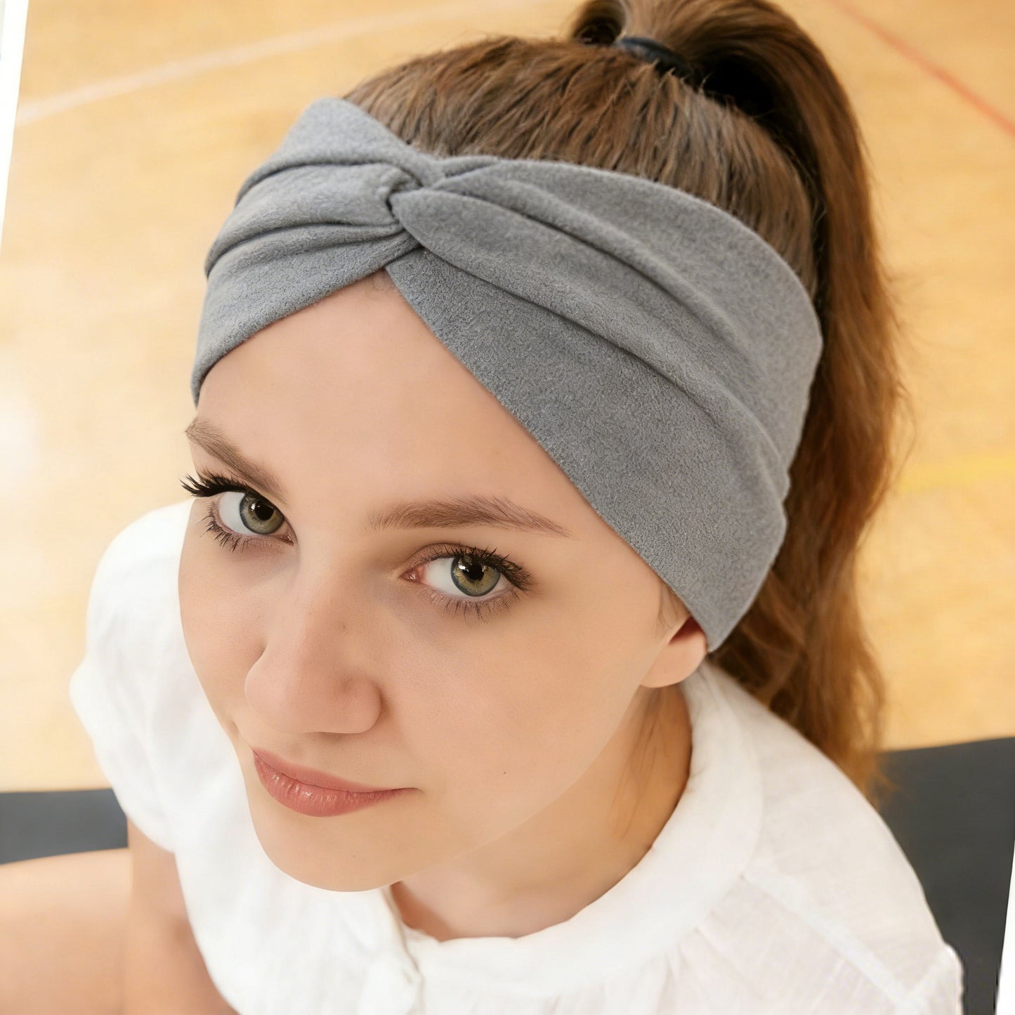 Fashion Headbands, Knoted Design, Soft Comfy Moisture-Wicking Sports Hairbands