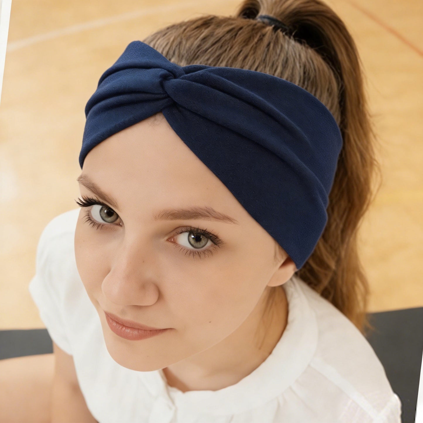Fashion Headbands, Knoted Design, Soft Comfy Moisture-Wicking Sports Hairbands