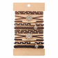 10PCs Hair Ties Bracelet for Women 5 Styles Soft Braided Boho Hair Bands Elastic Hair Accessories