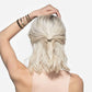 10PCs Hair Ties Bracelet for Women 5 Styles Soft Braided Boho Hair Bands Elastic Hair Accessories