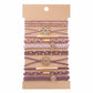 10PCs Hair Ties Bracelet for Women 5 Styles Soft Braided Boho Hair Bands Elastic Hair Accessories