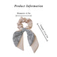 Fashion Elastic Hair Ties with Bows, Hair Scrunchies with Knotted Bow Ribbon for Women