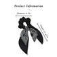 Fashion Elastic Hair Ties with Bows, Hair Scrunchies with Knotted Bow Ribbon for Women