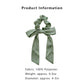 Knotted Bow Satin Hair Scrunchies Ties Elastic Hair Scarf Hair Bands Ponytail Holder for Women Girls