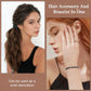 Textured Woven Elastic Hair Ties 10 PCs Assorted Stretch Ponytail Holders for Women and Girls